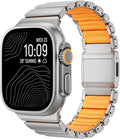 Correa De Acero Y Silicona Para Apple Watch 42-49mm Ultra