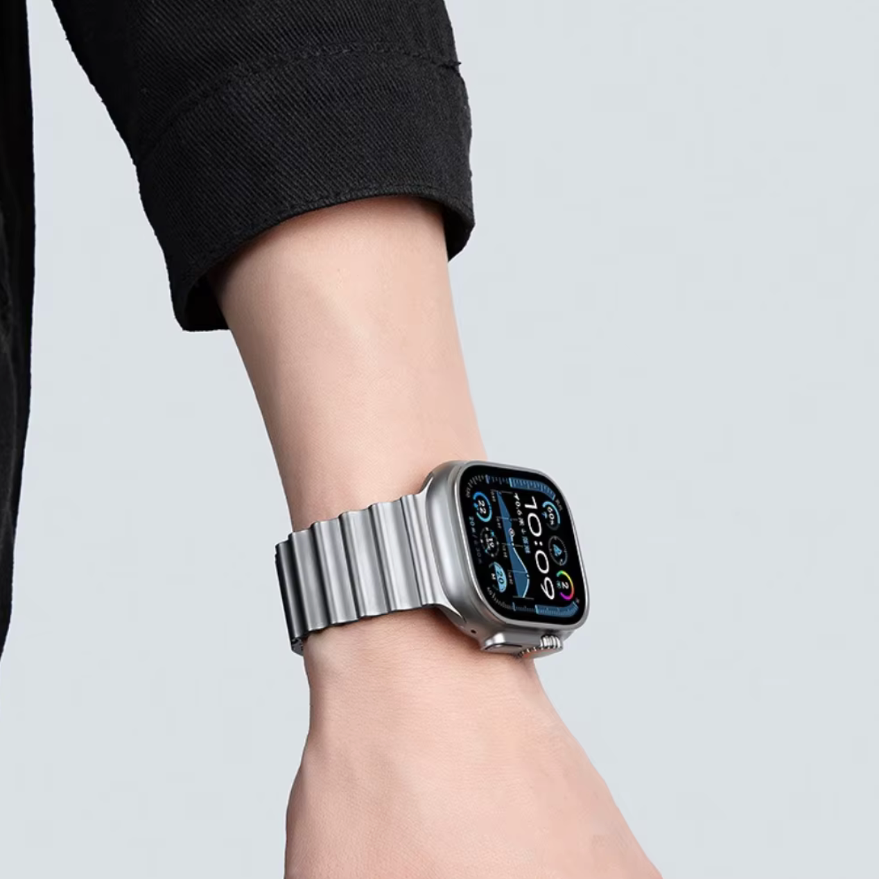 Correa Magnética de Acero Inoxidable Premium para Apple Watch