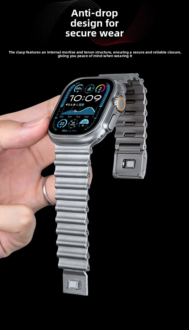 Correa Magnética de Acero Inoxidable Premium para Apple Watch