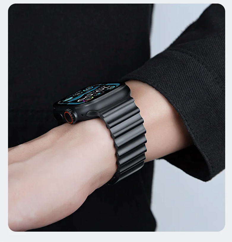 Correa Magnética de Acero Inoxidable Premium para Apple Watch