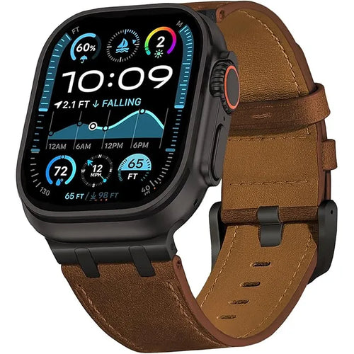 Correa de Piel Auténtica Crazy Horse 26mm para Apple Watch Ultra