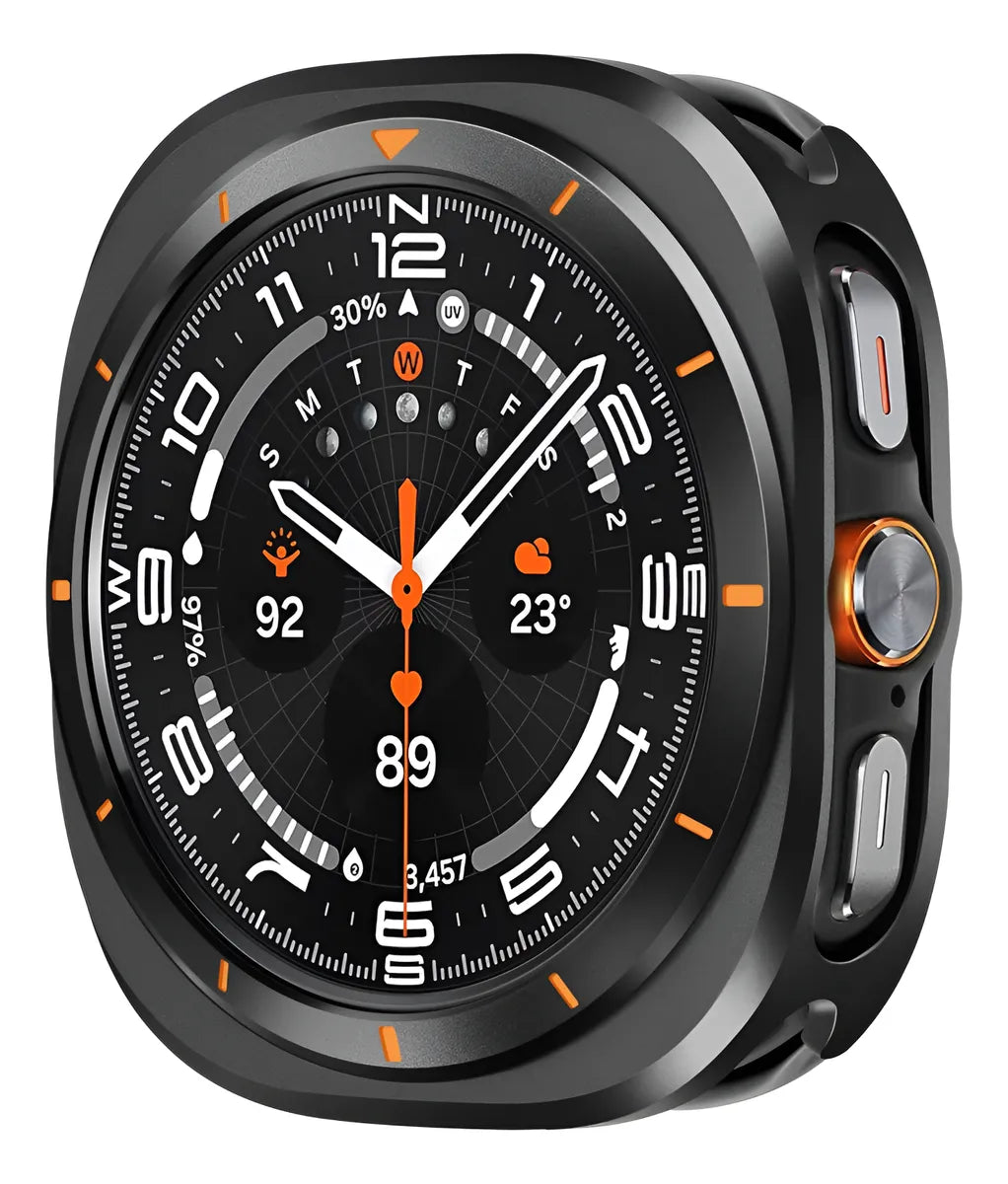 Funda Protectora Para Samsung Galaxy Watch Ultra 47 Mm, Carcasa De Metal Resistente Con Marco Trasero Cubierta De Aleación De Aluminio
