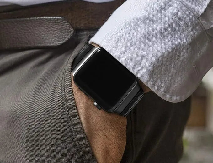 Correa Apple Watch 42 44 45 46 y 49mm Metal Negro Titan