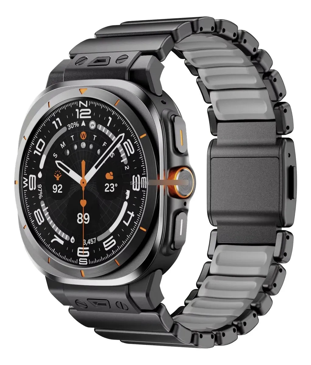 Correa De Titanio Y Silicon De Lujo Para Galaxy Watch Ultra