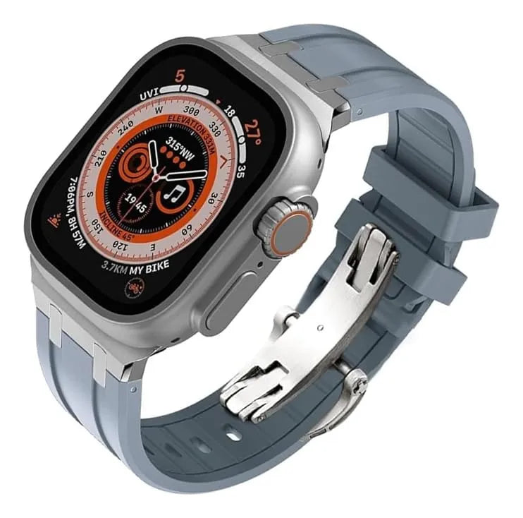 Correa Deportiva de Silicona Premium para Apple Watch Cerradura Mariposa