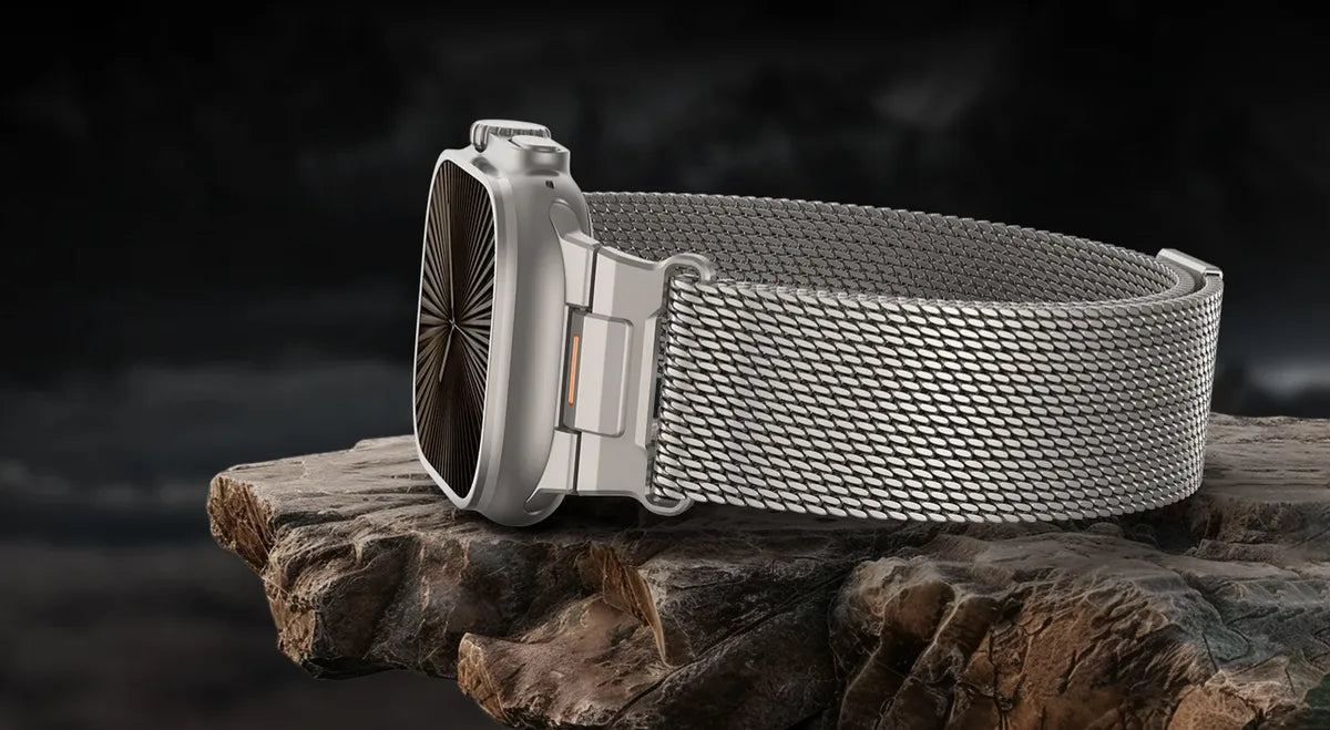 Correa Magnética Malla Milanesa Apple Watch Ultra y 42mm-49mm