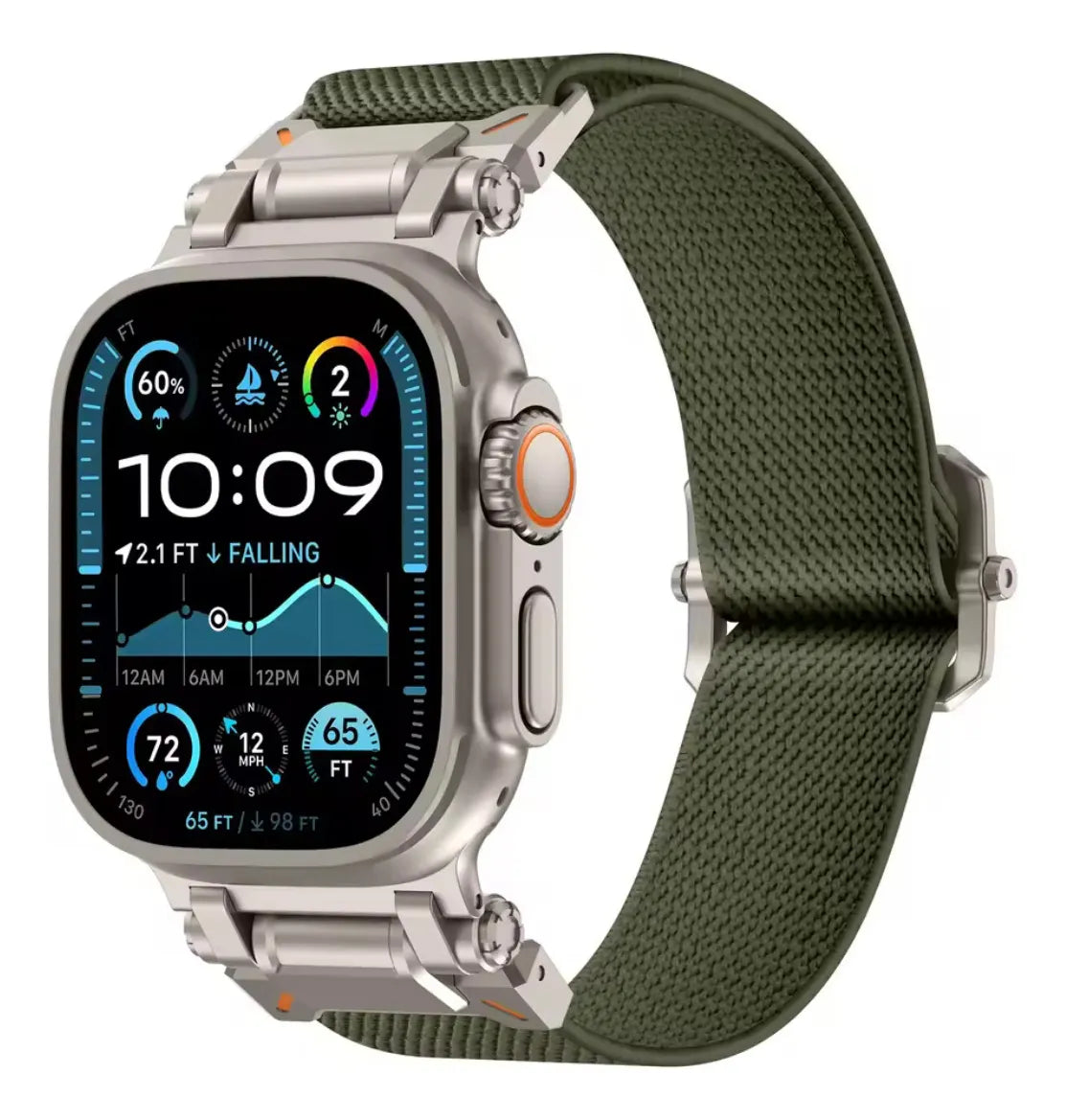 Correa Elástica Nylon para Apple Watch Ultra y 42mm 46mm