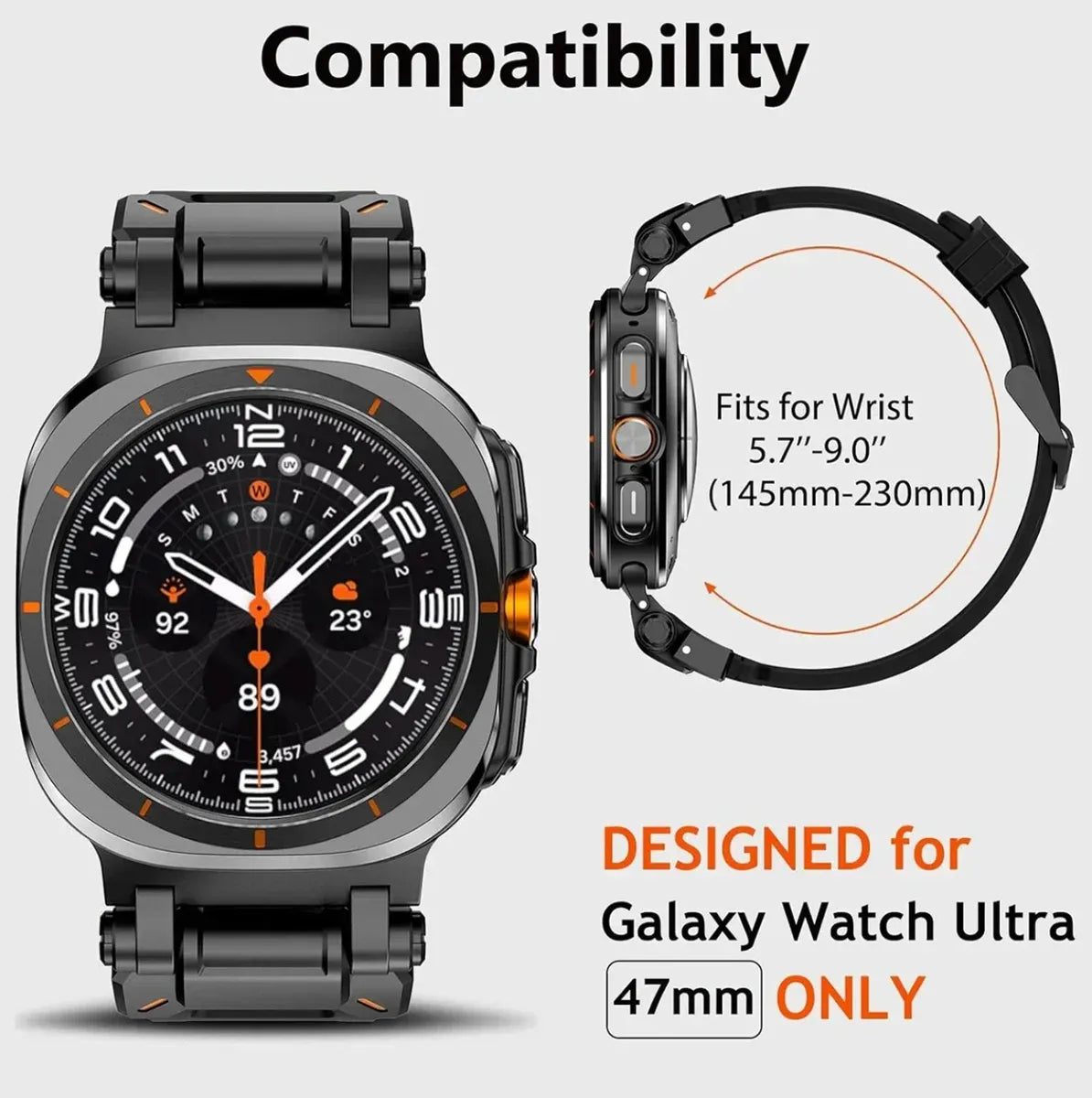 Correa para Samsung Galaxy Watch 7/8 Ultra - Sport de Silicón FKM