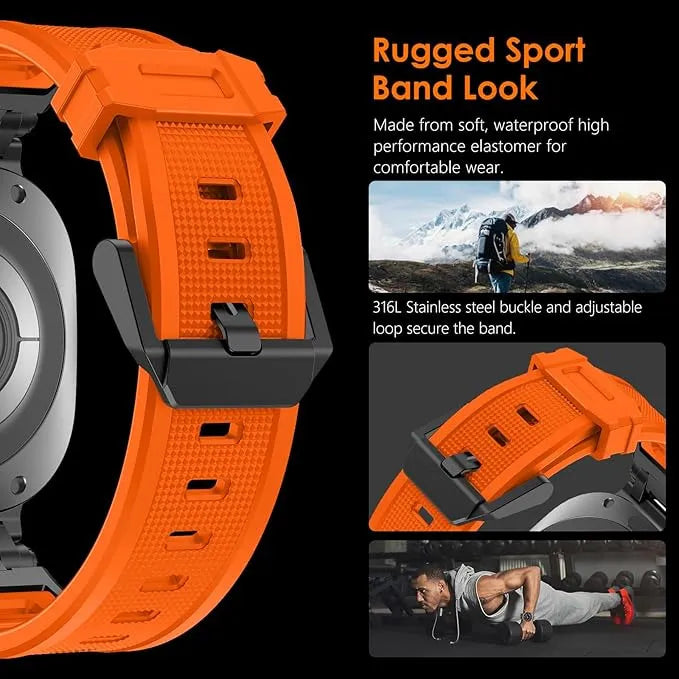 Correa Silicon Deportiva Para Samsung Galaxy Watch Ultra