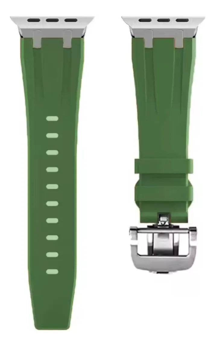 Correa Deportiva de Silicona Premium para Apple Watch Cerradura Mariposa