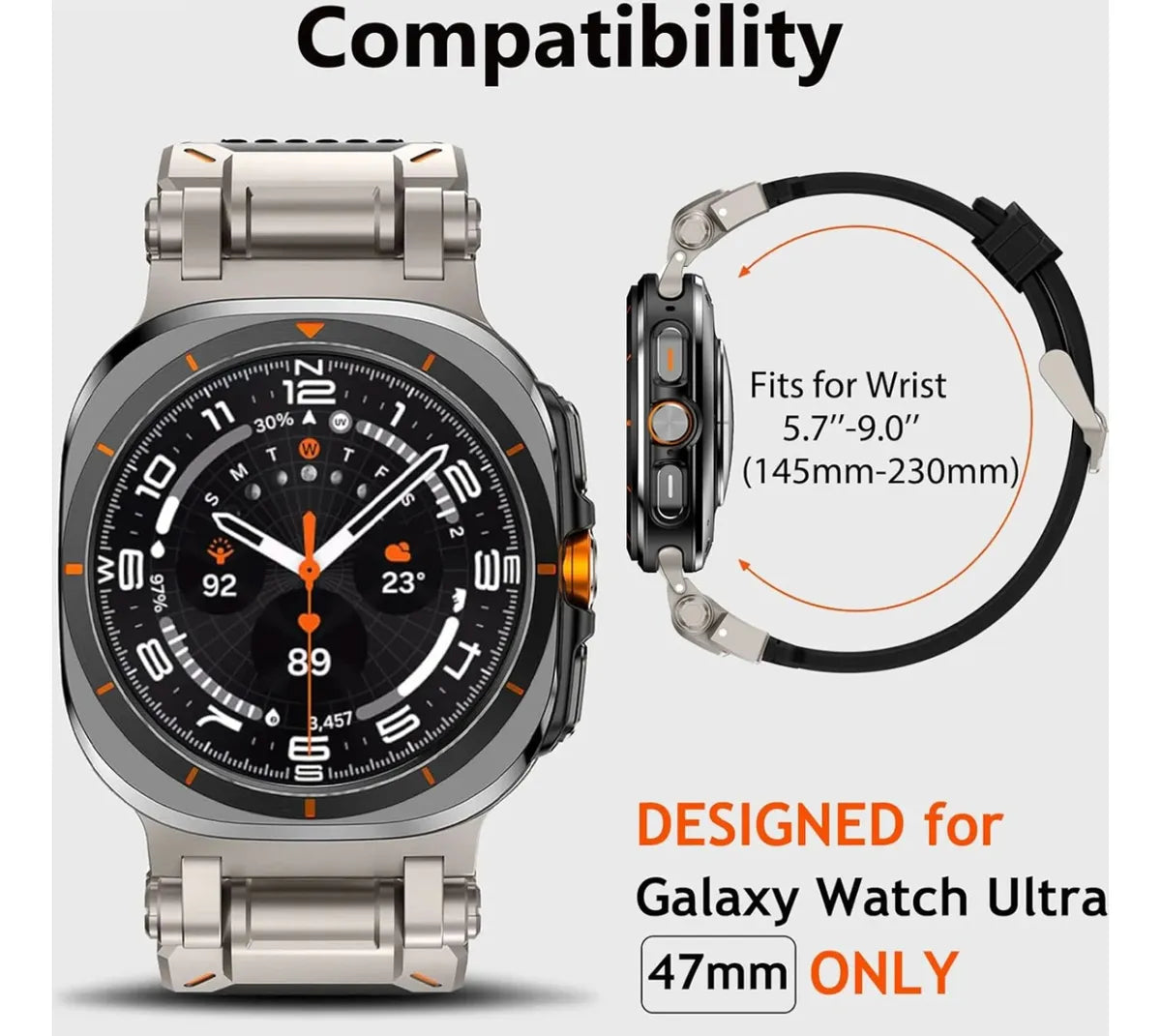 Correa Galaxy Watch Ultra Piel Genuina Sport Calidad