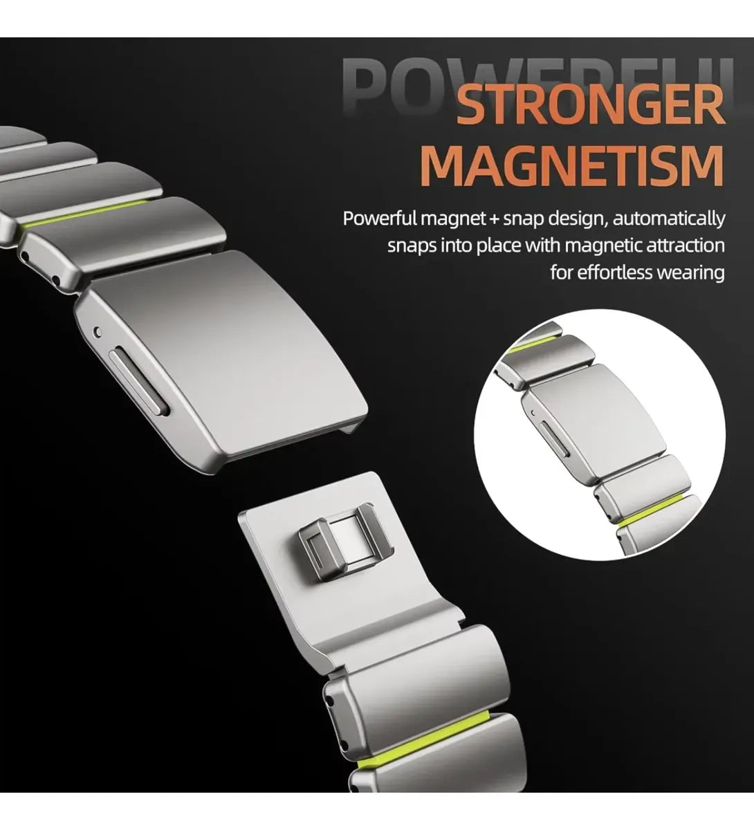 Correa De Titanio Y Silicon De Lujo Para Galaxy Watch Ultra