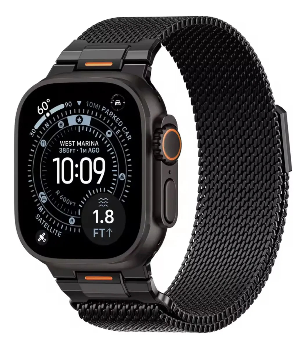 Correa Magnética Malla Milanesa Apple Watch Ultra y 42mm-49mm