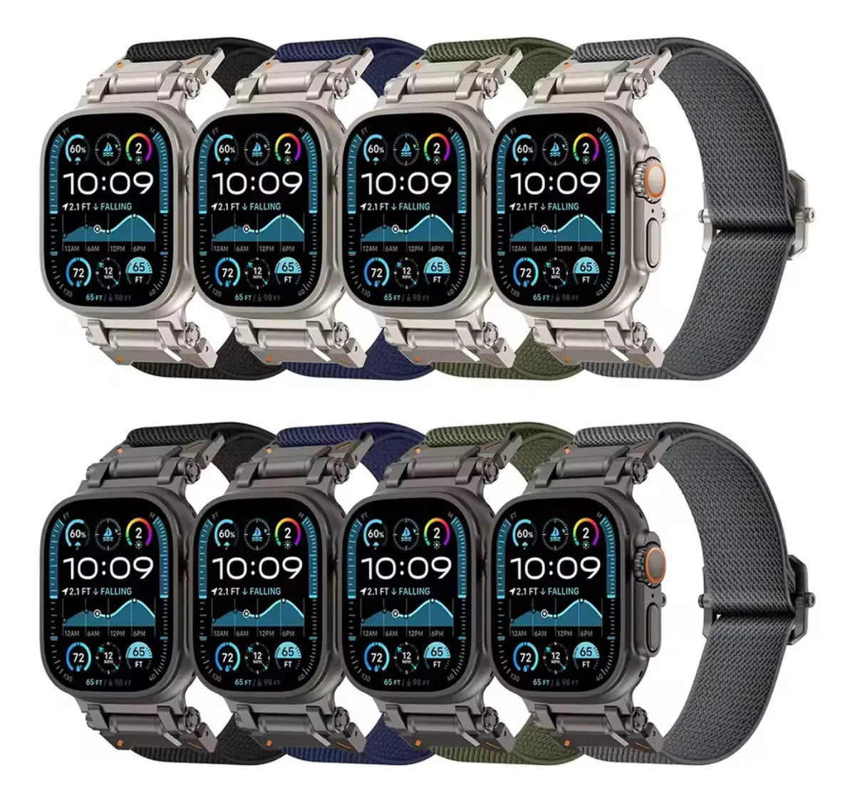 Correa Elástica Nylon para Apple Watch Ultra y 42mm 46mm
