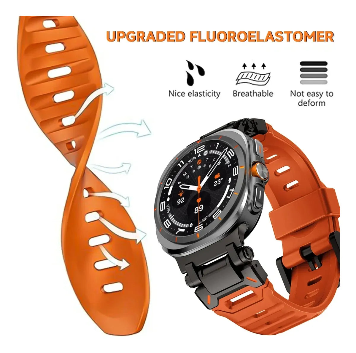 Correa para Samsung Galaxy Watch 7/8 Ultra - Sport de Silicón FKM