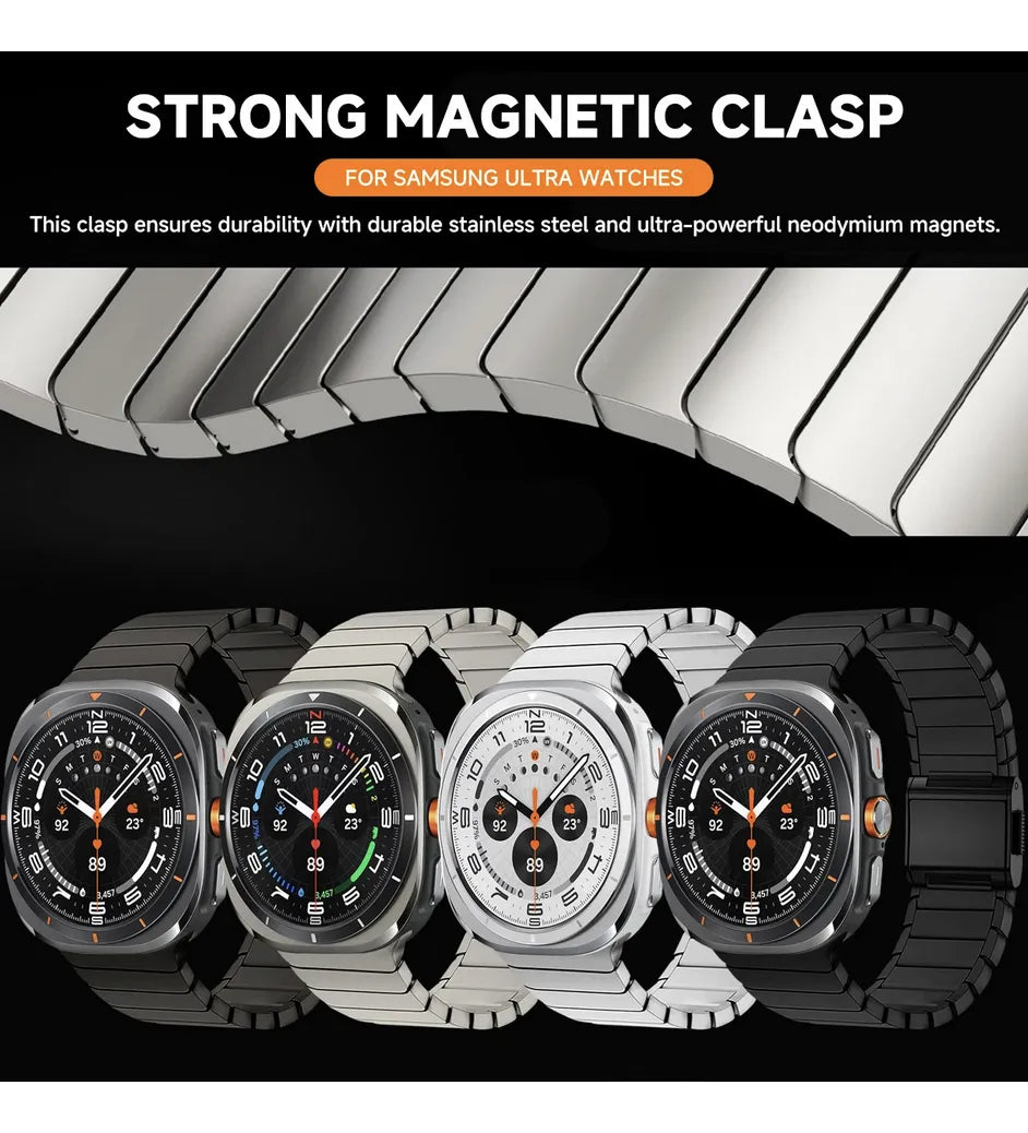 Correa Metal Para Samsung Galaxy Watch Ultra Banda de 47mm