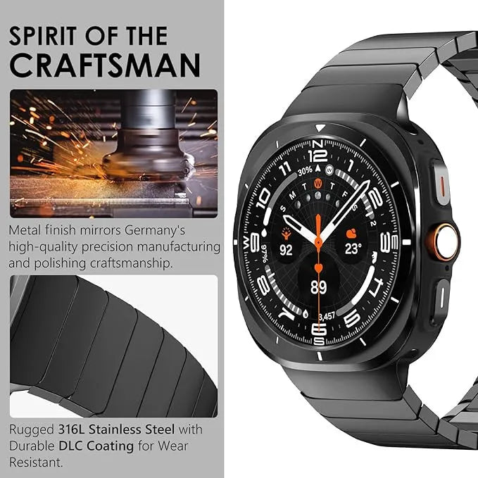 Correa Metal Para Samsung Galaxy Watch Ultra Banda de 47mm