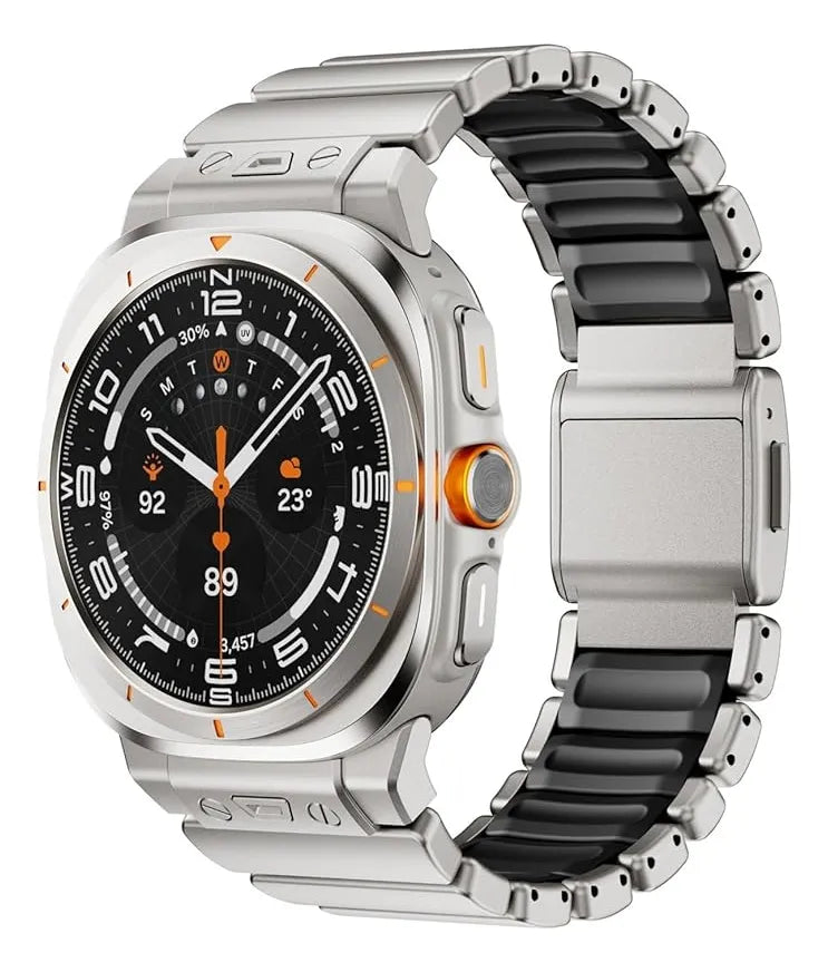 Correa De Titanio Y Silicon De Lujo Para Galaxy Watch Ultra