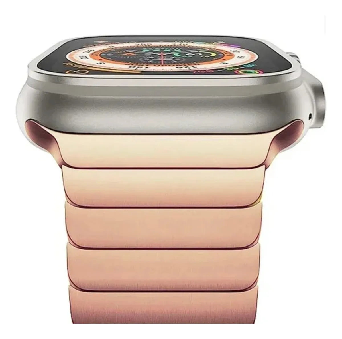 Correa Apple Watch 42 44 45 46 y 49mm Metal Negro Titan