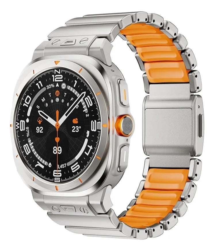 Correa De Titanio Y Silicon De Lujo Para Galaxy Watch Ultra