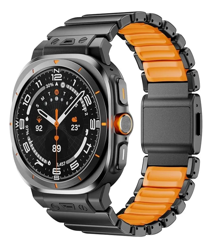 Correa De Titanio Y Silicon De Lujo Para Galaxy Watch Ultra