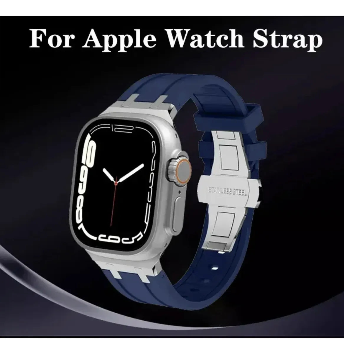 Correa Deportiva de Silicona Premium para Apple Watch Cerradura Mariposa