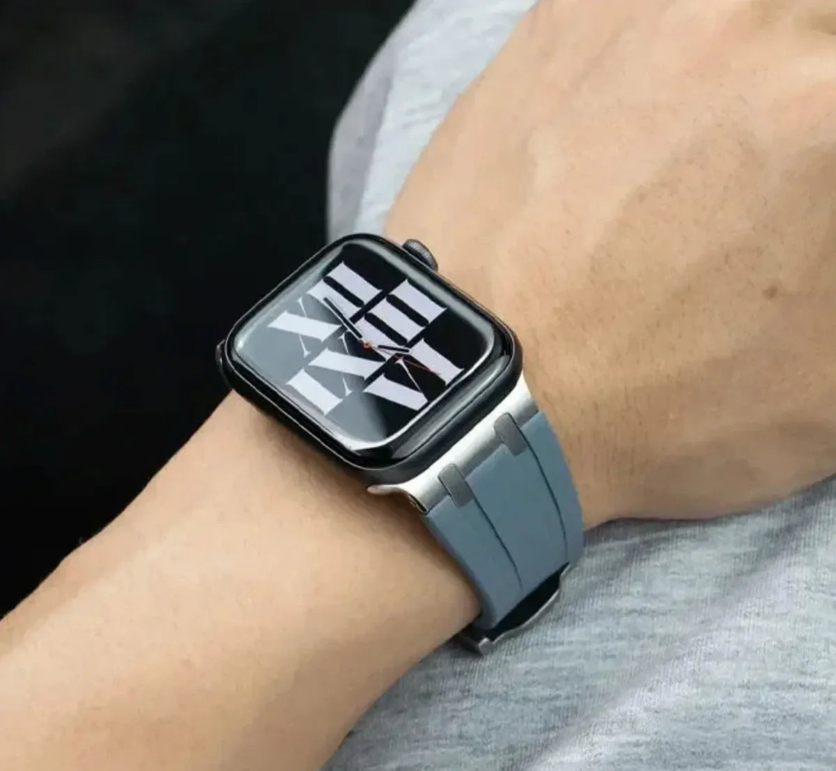 Correa Deportiva de Silicona Premium para Apple Watch Cerradura Mariposa