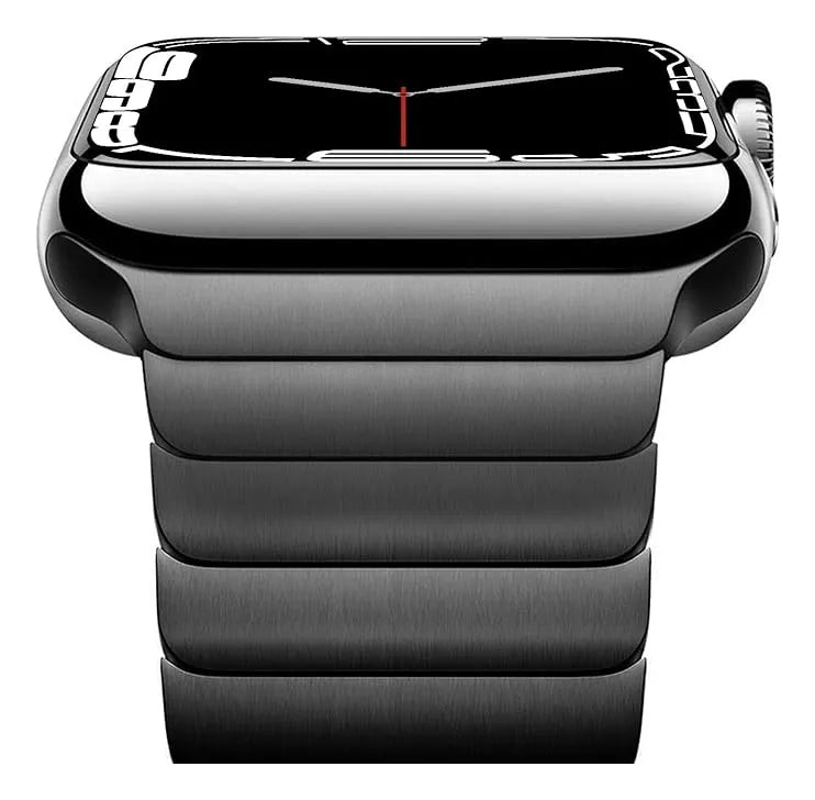 Correa Apple Watch 42 44 45 46 y 49mm Metal Negro Titan