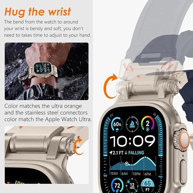 Correa Silicona Apple Watch Ultra 49mm y 42mm 46mm Sport