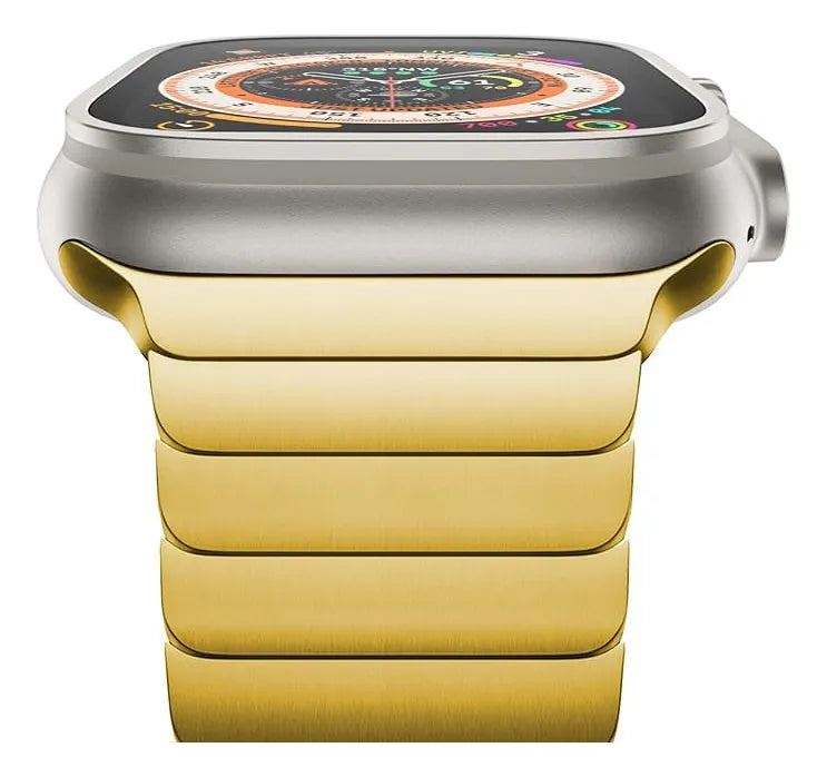 Correa Apple Watch 42 44 45 46 y 49mm Metal Negro Titan