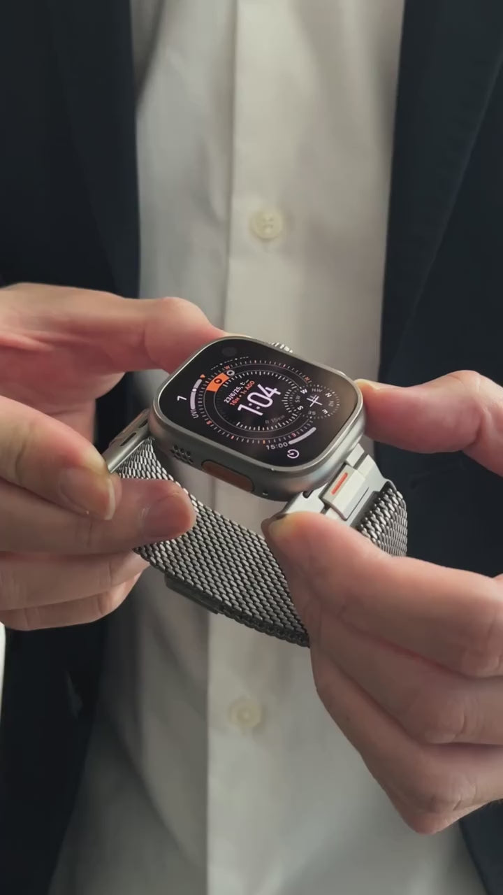 Correa Magnética Malla Milanesa Apple Watch Ultra y 42mm-49mm